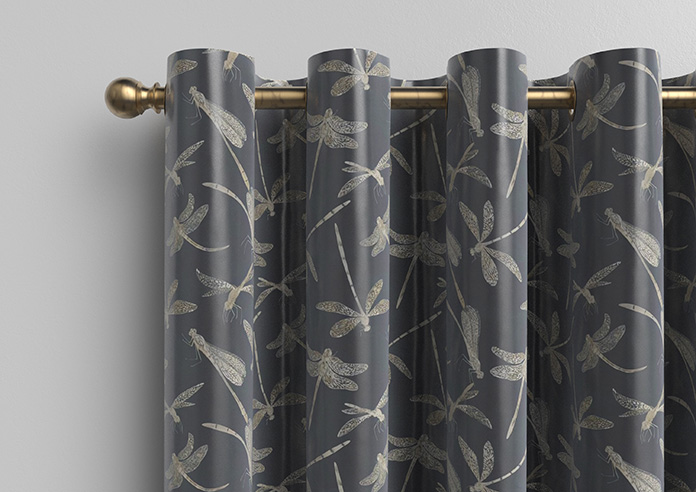 Dragonflies, Twilight - Made to Measure Curtains - Image 12